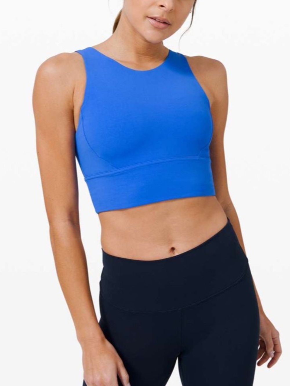 Lululemon Stronger As One Long Line Bra *Medium Support, C/D Cup Wild Bluebell